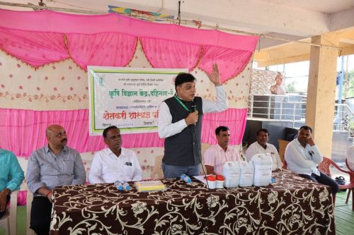 *आय सी ए आर अटारी पुणे व कृषि विज्ञान केंद्र दहिगाव ने यांच्या वतीने कडधान्य आत्मनिर्भरता अभियान अंतर्गत निरीक्षण भेट व शेतकरी शास्त्रज्ञ परिसंवाद कार्यक्रम संपन्न*